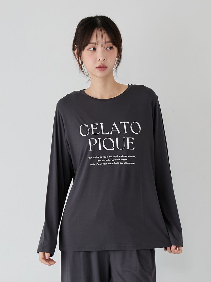 gelato pique「レーヨンロゴロンT」|ルームウェア|