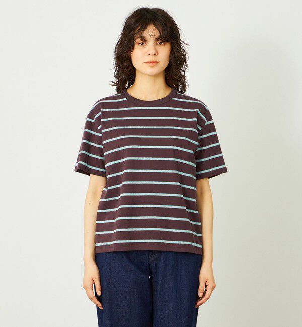 MACKINTOSH PHILOSOPHY「GREY LABEL マルチボーダー半袖Ｔシャツ」|Tシャツ・カットソー|