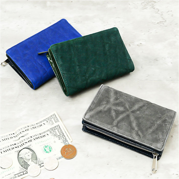 BACKYARD FAMILY「財布 メンズ 二つ折り 本革 通販 ZOO ZMW-020 ズー 象革 象革財布 折り財布 折財布」|財布|
