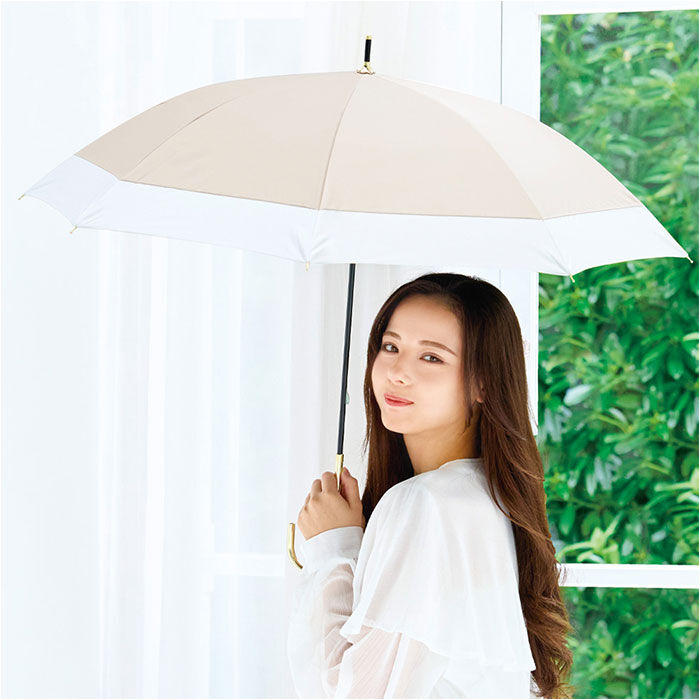 BACKYARD FAMILY「Nakatani 日傘 通販 晴雨兼用傘 長傘 916-064 UV タイニー バイカラー 傘」|傘|