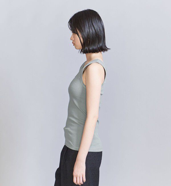 BEAUTY&YOUTH UNITED ARROWS「コットンブレンド テレコ タンクトップ」|タンクトップ|