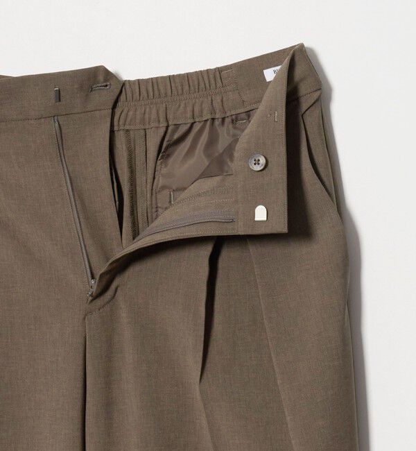 BEAUTY&YOUTH UNITED ARROWS「2タック ワイドパンツ 吸水速乾 防シワ ウォッシャブル/モカ」|その他|