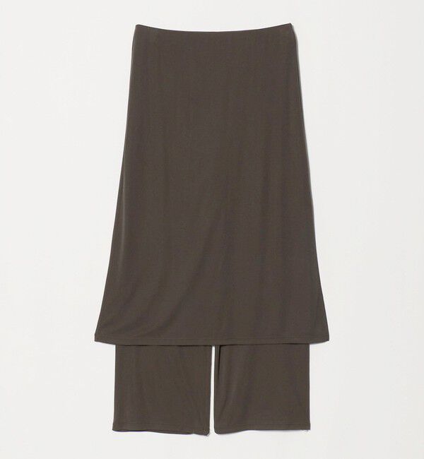 BEAUTY&YOUTH UNITED ARROWS「レーヨンポリエステル レイヤード スカート」|スカート|DK.BROWN
