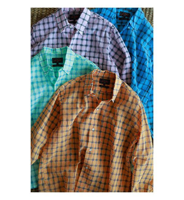 BEAMS PLUS「Open B.D. Nylon Airy Plaid」|シャツ・ブラウス|