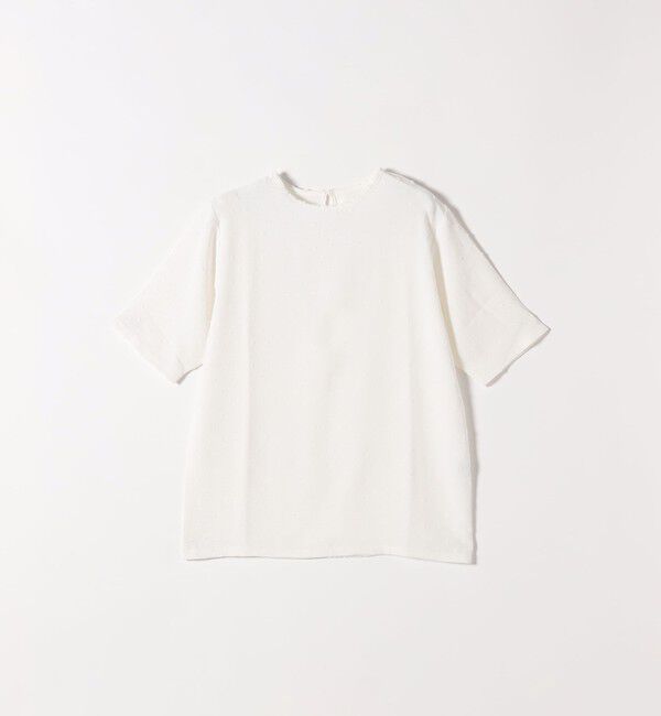 SHIPS any「SHIPS any:〈洗濯機可能〉カットドビー ジャージー クルーネック TEE」|Tシャツ・カットソー|