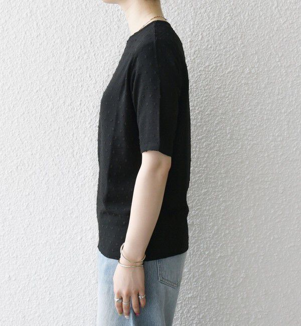 SHIPS any「SHIPS any:〈洗濯機可能〉カットドビー ジャージー クルーネック TEE」|Tシャツ・カットソー|