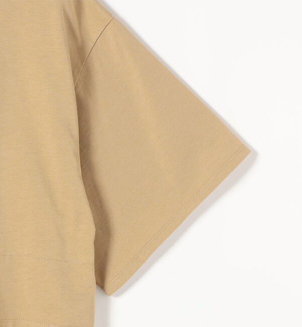 SHIPS any「《一部追加予約》SHIPS any:〈洗濯機可能〉ジップ レース ヘム ハーフスリーブ TEE」|Tシャツ・カットソー|