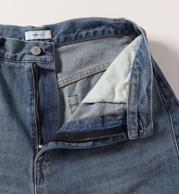 SHIPS any「《予約》SHIPS any:〈洗濯機可能〉バレル デニム パンツ［SHIPS any DENIM］」|デニム|