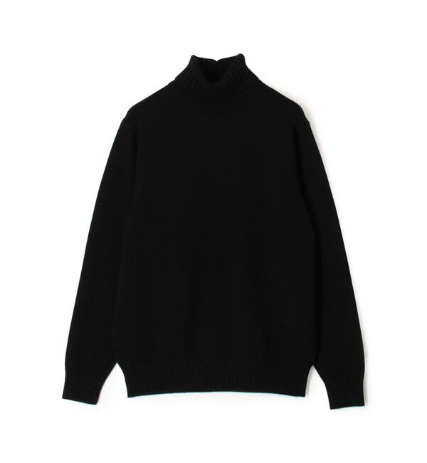 TOMORROWLAND MENS「TOMORROWLAND tricot スーパーファインラムウール タートルネックニット」|ニット・セーター|19 ブラック