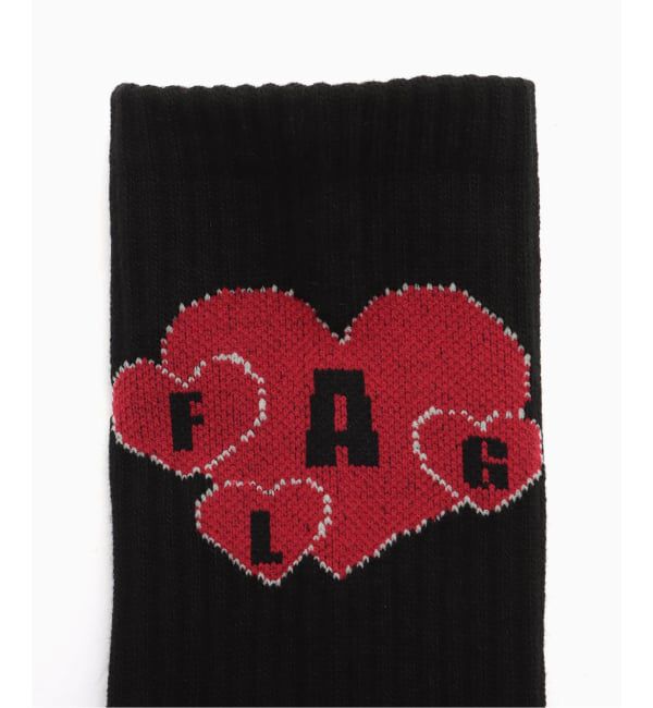 JOINT WORKS「F-LAGSTUF-F / フラグスタフ HEART SOCKS」|ソックス|
