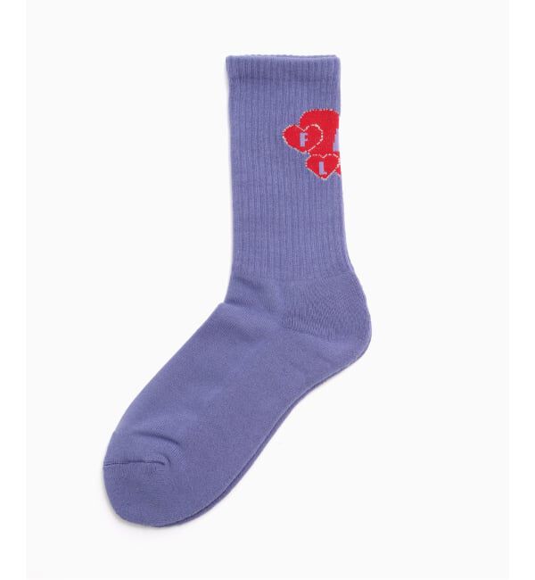 JOINT WORKS「F-LAGSTUF-F / フラグスタフ HEART SOCKS」|ソックス|パープル