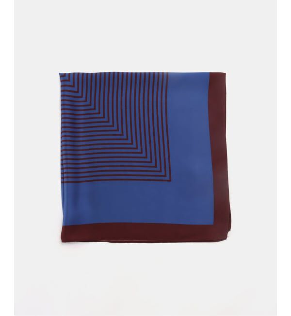 VERMEIL par iena「SUI AVA/スイ アバ Classic Patterned スカーフ 60x60cm」|バンダナ・スカーフ|ネイビー