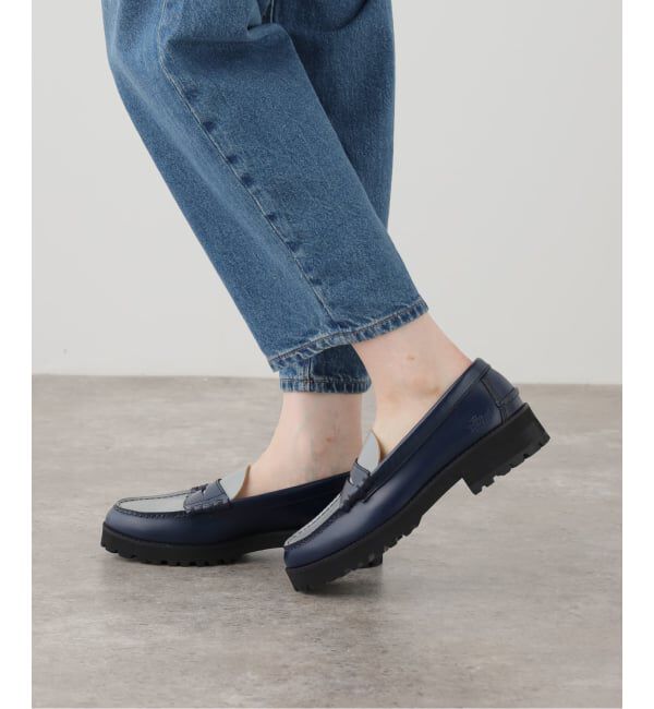 PULP「The Kenford Fineshoes　TANK SOLE LOAFERS / NAVY GRAY」|ローファー|