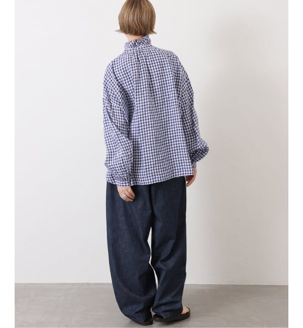 journal standard luxe「Tabbyリネン フリルブラウス」|シャツ・ブラウス|