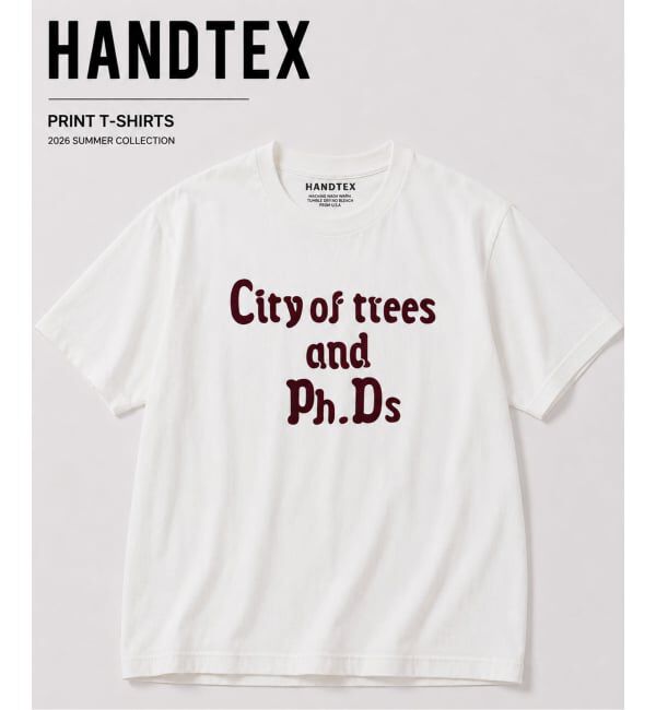 JOURNAL STANDARD「HANDTEX / ハンドテックス プリント Tシャツ」|Tシャツ・カットソー|ホワイト