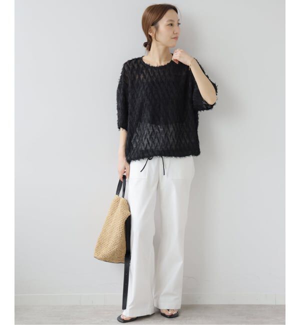 JOURNAL STANDARD relume「シアーカットジャガードTブラウス」|シャツ・ブラウス|