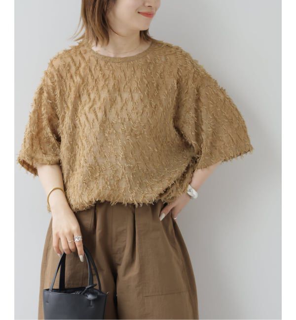 JOURNAL STANDARD relume「シアーカットジャガードTブラウス」|シャツ・ブラウス|