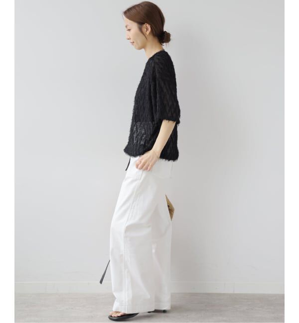 JOURNAL STANDARD relume「シアーカットジャガードTブラウス」|シャツ・ブラウス|