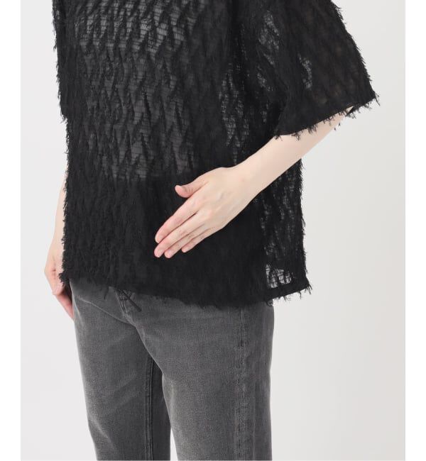 JOURNAL STANDARD relume「シアーカットジャガードTブラウス」|シャツ・ブラウス|