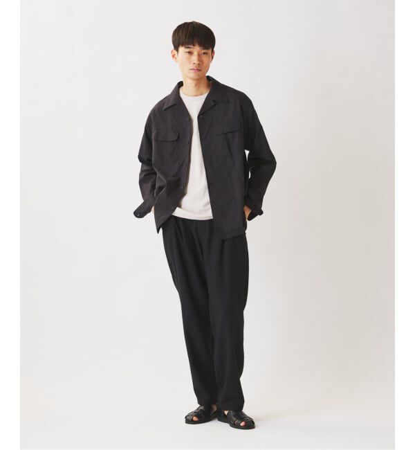 JOURNAL STANDARD relume「ドビー ミニチェック オープンカラーシャツ」|シャツ・ブラウス|
