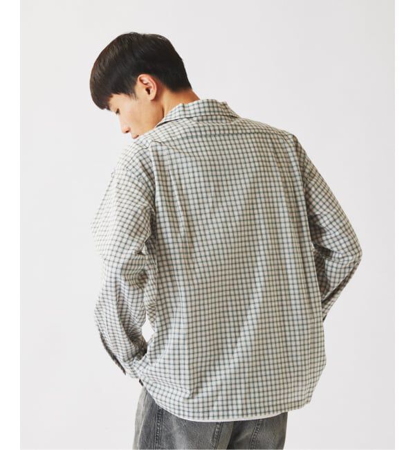 JOURNAL STANDARD relume「ドビー ミニチェック オープンカラーシャツ」|シャツ・ブラウス|