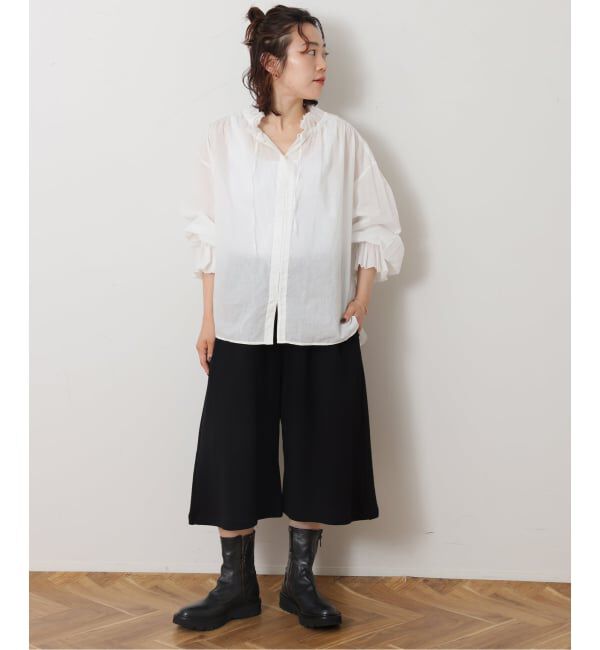 journal standard luxe「《予約》コットンローン フリルブラウス」|シャツ・ブラウス|