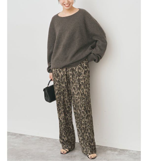 Spick and Span「《WEB限定 / 追加予約》レオパードプリントイージーパンツ」|その他|