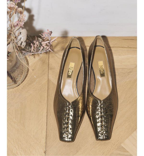 GRISE「《追加》GRISE4cmレザーBRAIDEDパンプス」|パンプス|