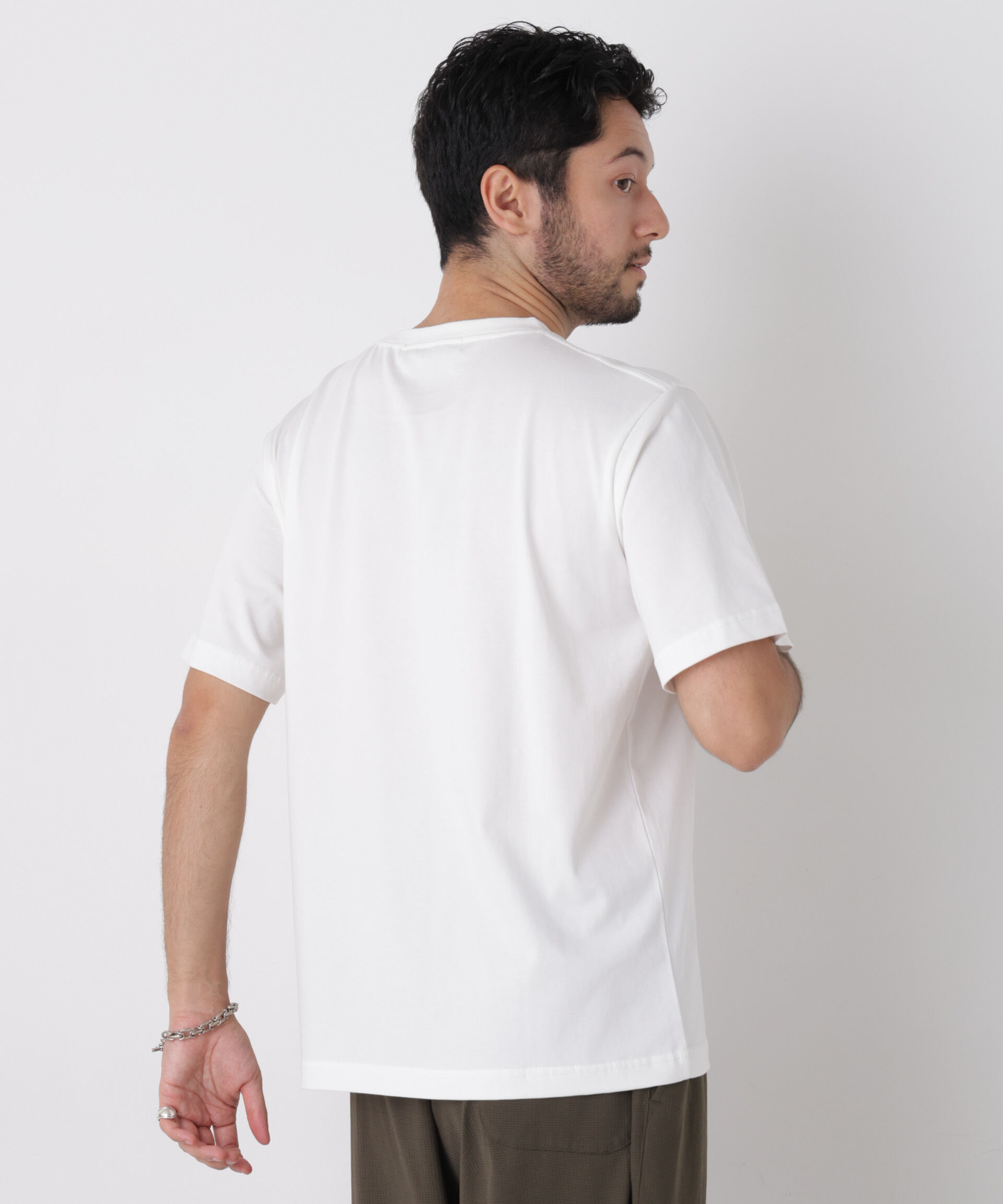 NANO universe「USA&times;COOLMAX(R) Tシャツ 半袖」|Tシャツ・カットソー|