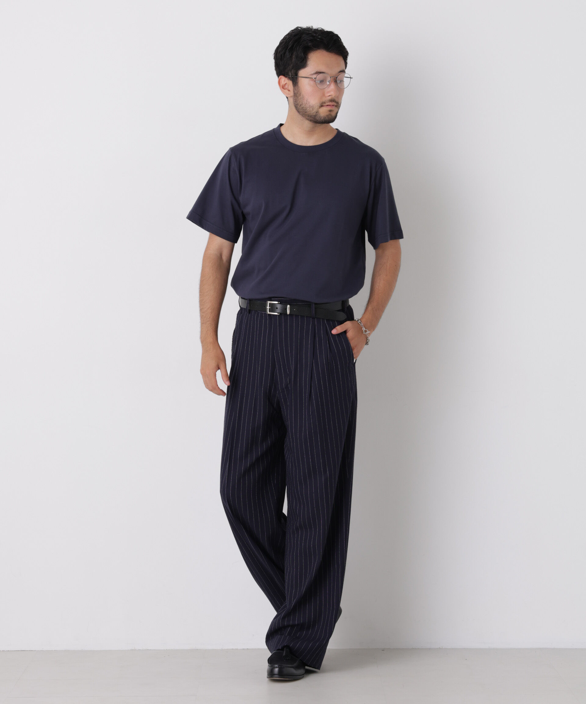 NANO universe「USA&times;COOLMAX(R) Tシャツ 半袖」|Tシャツ・カットソー|
