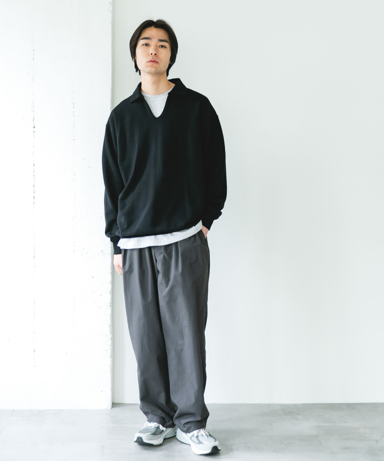 URBAN RESEARCH DOORS「TOMPKINS裏毛 スキッパースウェット」|スウェット・ジャージ|