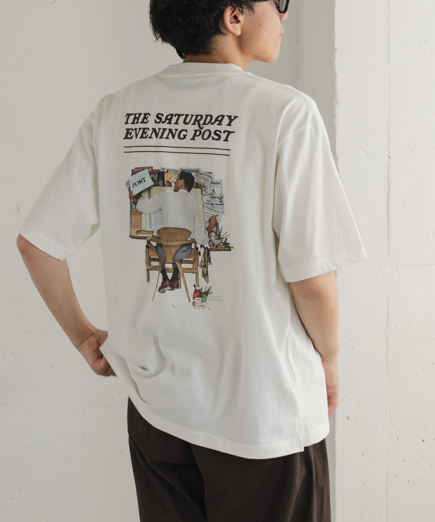 URBAN RESEARCH DOORS「FORK&SPOON　バックプリントTシャツ」|Tシャツ・カットソー|