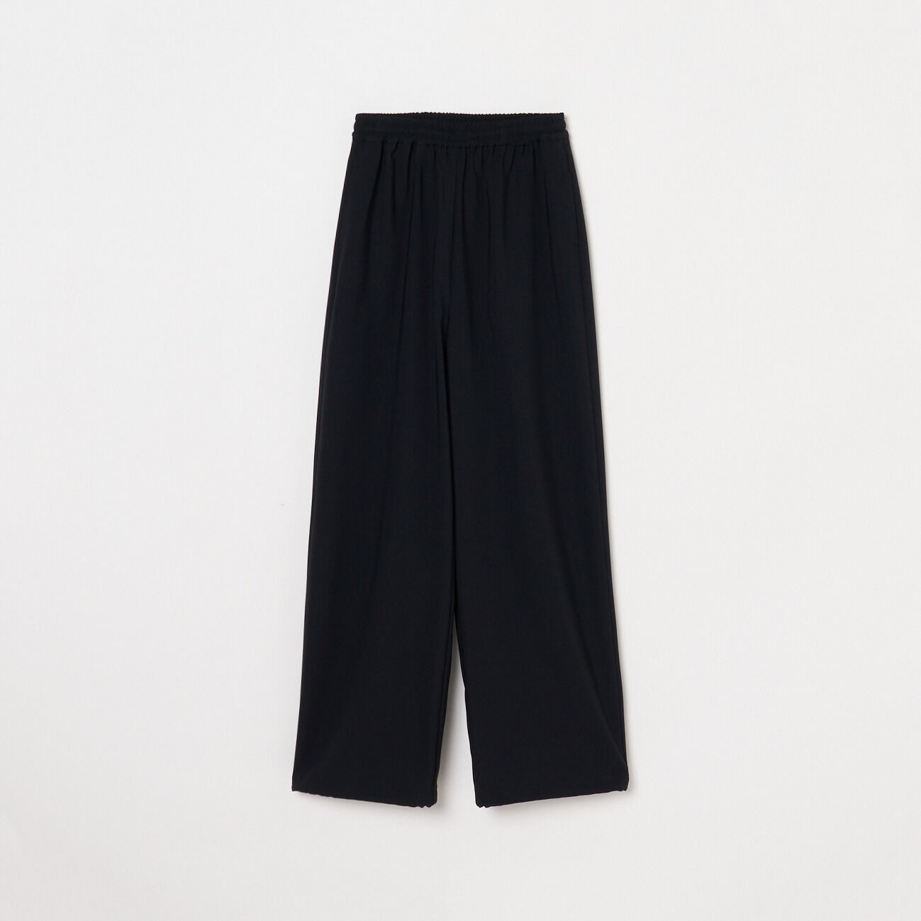 HELIOPOLE「HELIOPOLE DRAWSTRING HEM PANTS」|チノ|ブラック