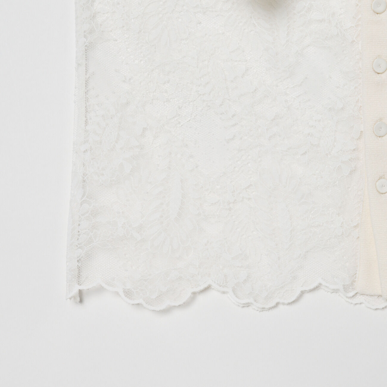  「boussole LACE BIG COLLAR 2way BLOUSE」|シャツ・ブラウス|