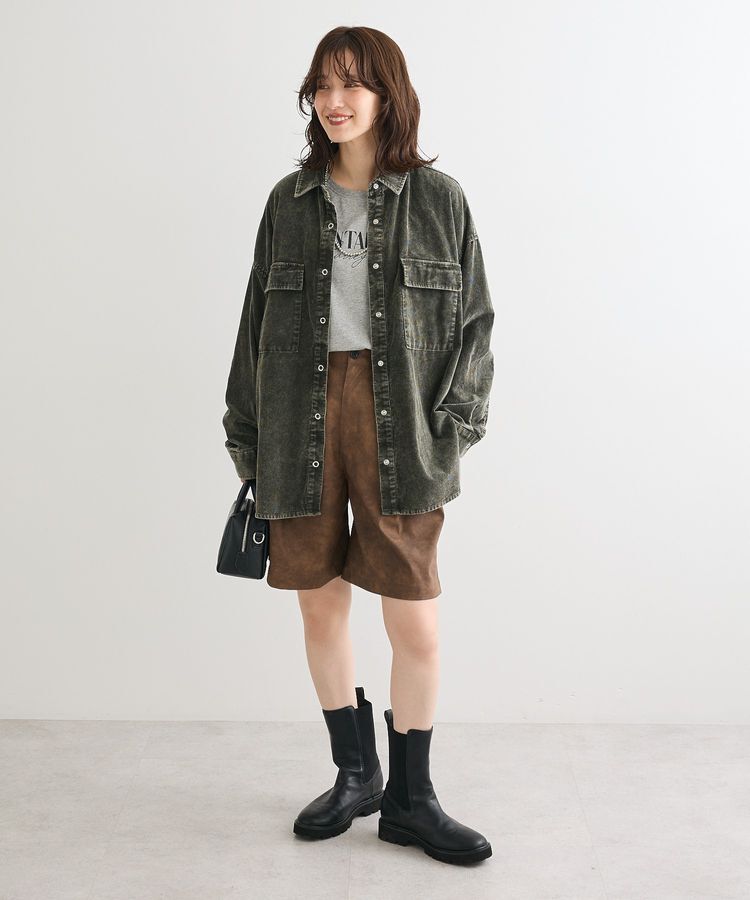 Green Parks「キレイ目ロゴ長袖Tシャツ」|Tシャツ・カットソー|