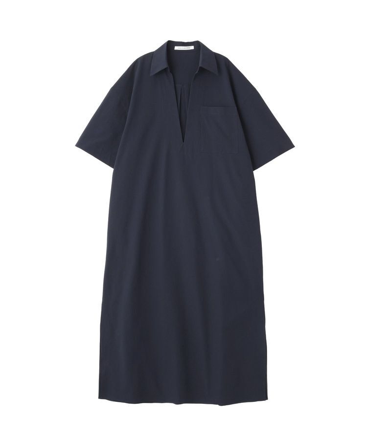GARAGE OF GOOD CLOTHING「Vネックリラックスワンピース」|ワンピース|Navy
