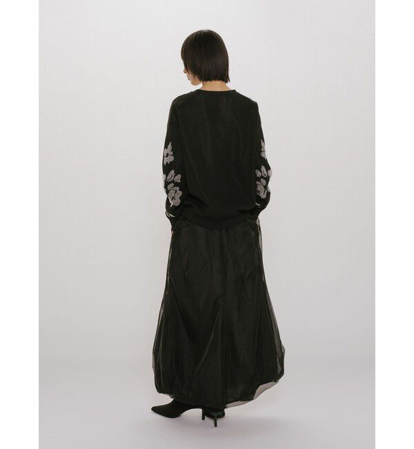 MIDIUMISOLID「MIDIUMISOLID for Ladies シアーロングバルーンスカート」|スカート|