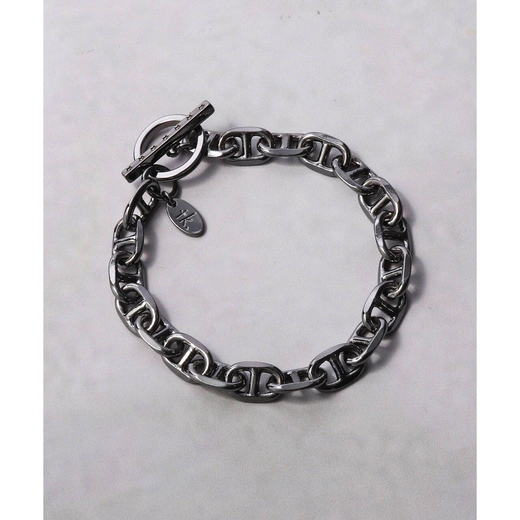 tk.TAKEO KIKUCHI「ANCHOR CHAIN BRACELET / アンカーチェーンブレスレット」|ブレスレット・バングル|ブラック(019)