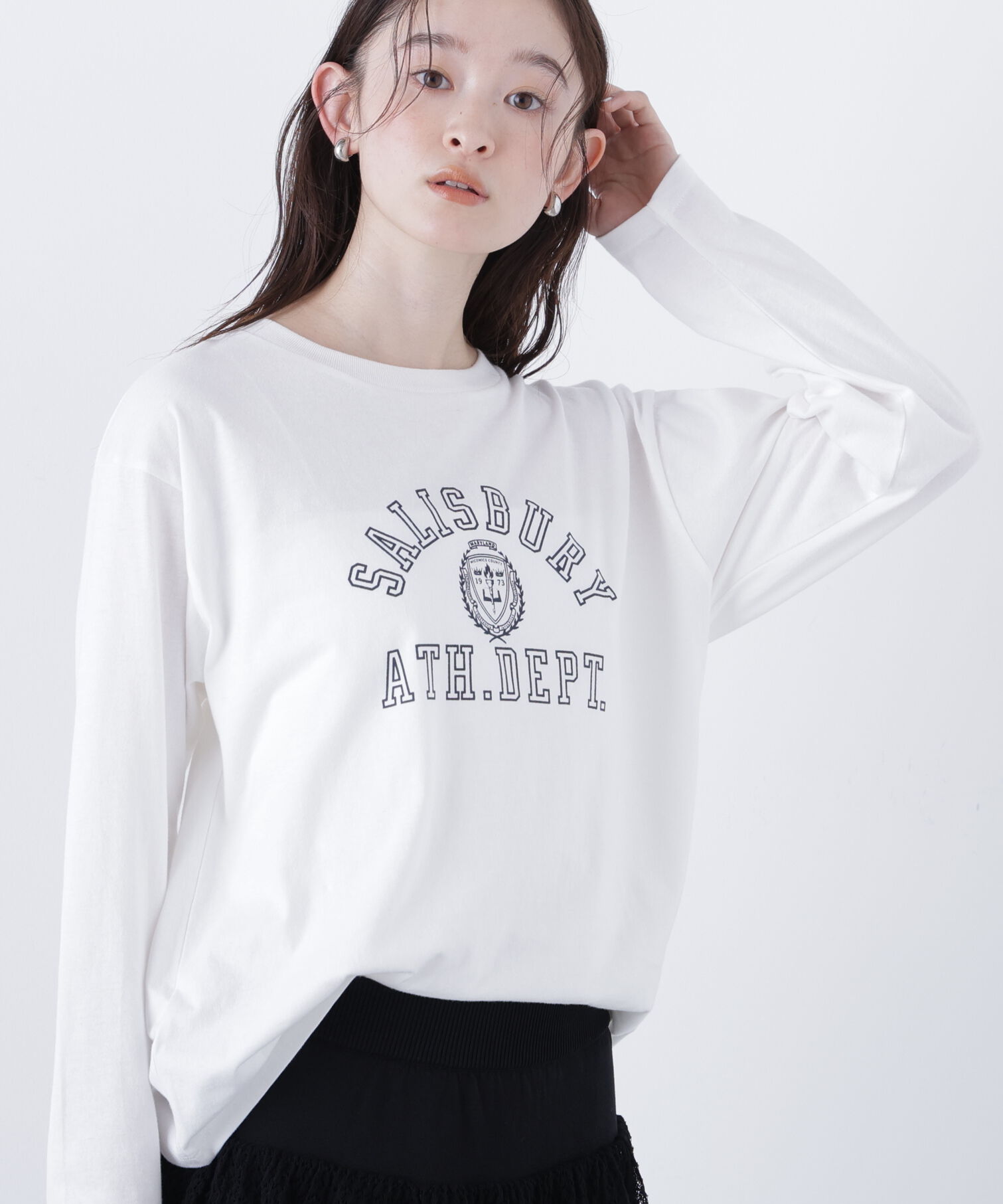  「〈N.〉カレッジロゴロンＴ」|Tシャツ・カットソー|