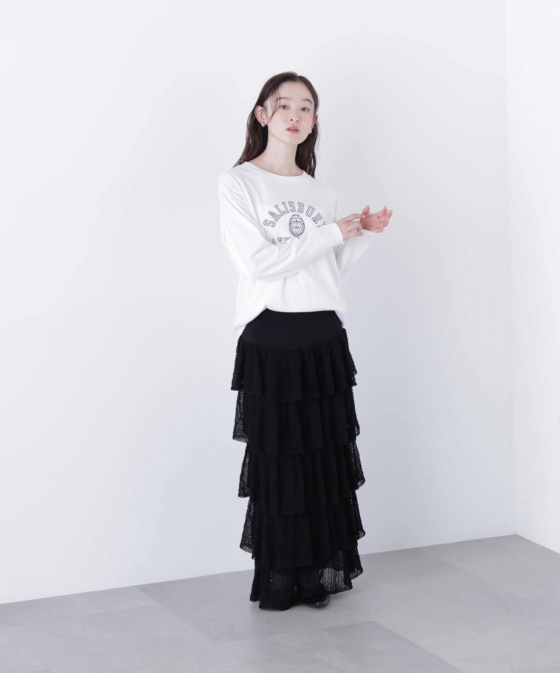  「〈N.〉カレッジロゴロンＴ」|Tシャツ・カットソー|