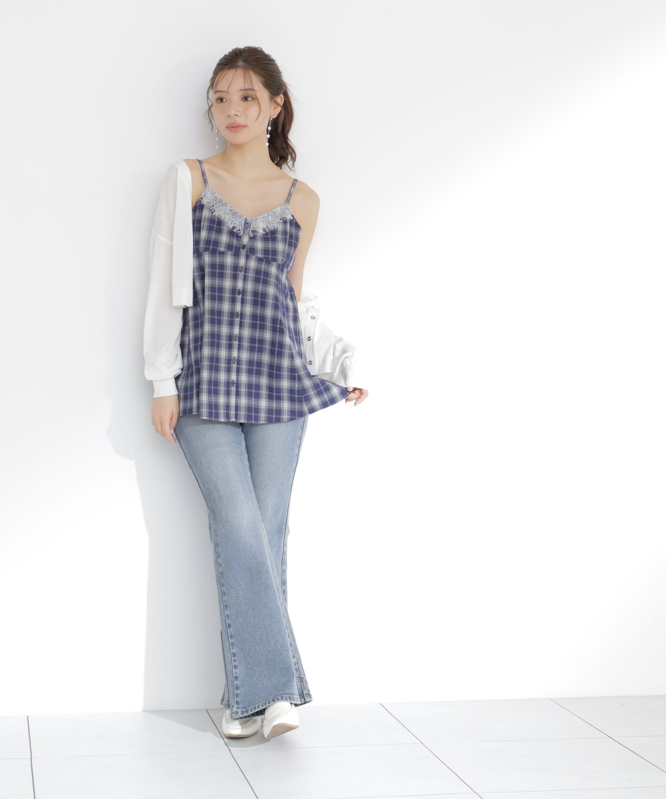 PROPORTION BODY DRESSING「＜a/mie＞レイヤードキャミソールビスチェ」|シャツ・ブラウス|