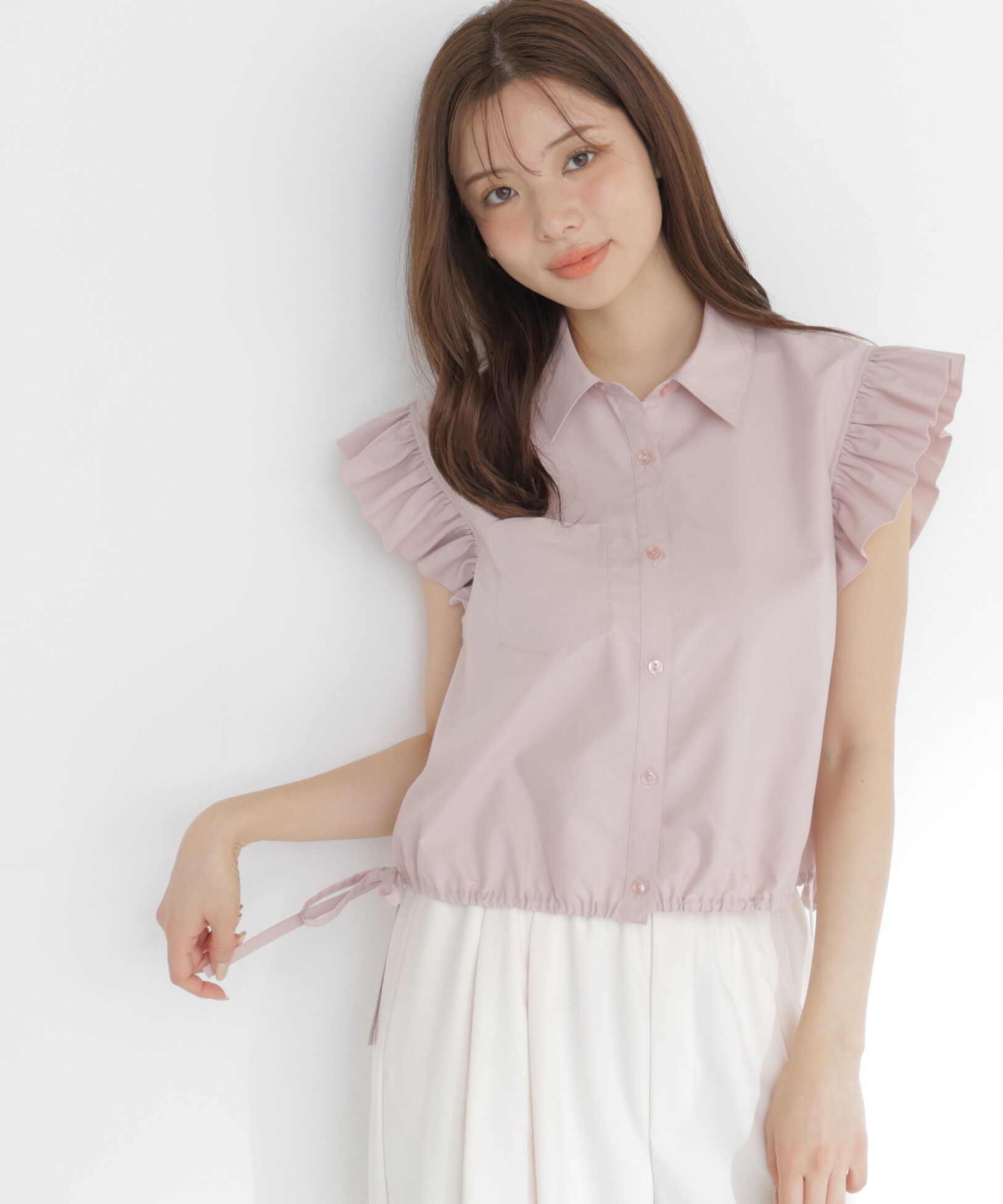 PROPORTION BODY DRESSING「バルーンスリーブブラウス」|シャツ・ブラウス|ピンク