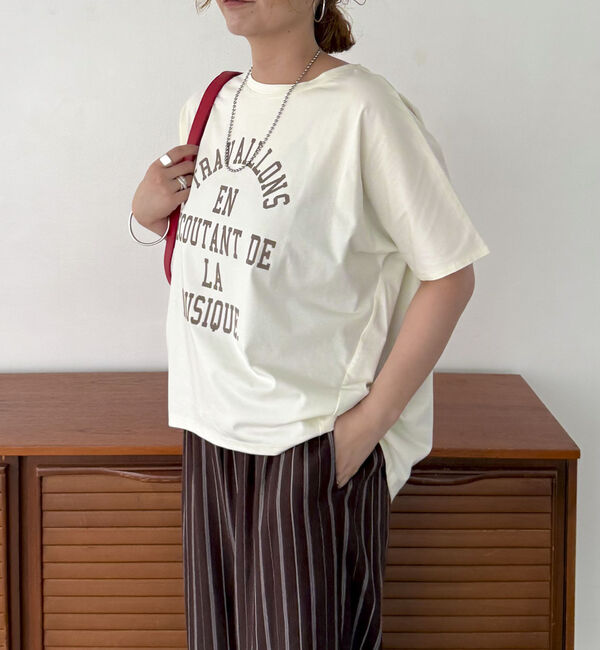 Doux archives「フロッキーロゴプリントＴｅｅ」|Tシャツ・カットソー|