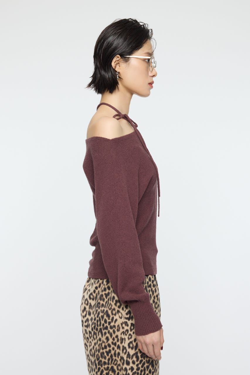 MOUSSY「ONE SHOULDER ニットトップス」|ニット・セーター|