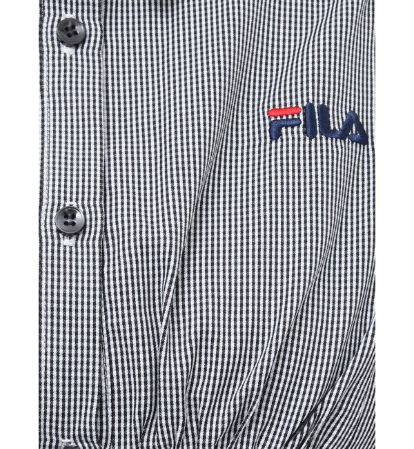 RESEXXY「【FILA】サイドラインシャツワンピース」|ワンピース|