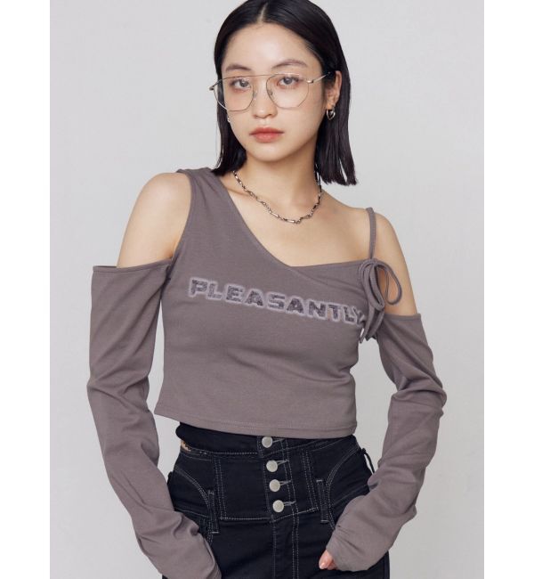 EMODA「レイヤードロゴロングスリーブTシャツ」|Tシャツ・カットソー|