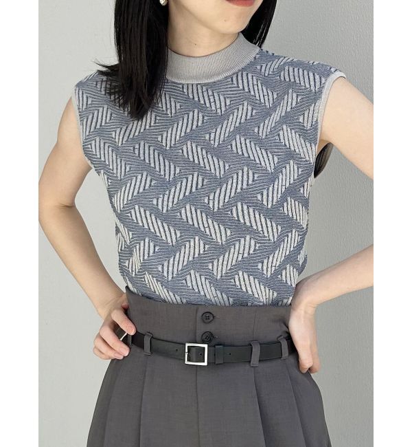 MURUA「ランダムパターンニットタンク」|ニット・セーター|