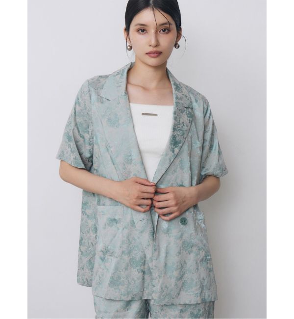 MURUA「ジャガードフラワージャケット【セットアップ着用可】」|その他|ミントグリーン