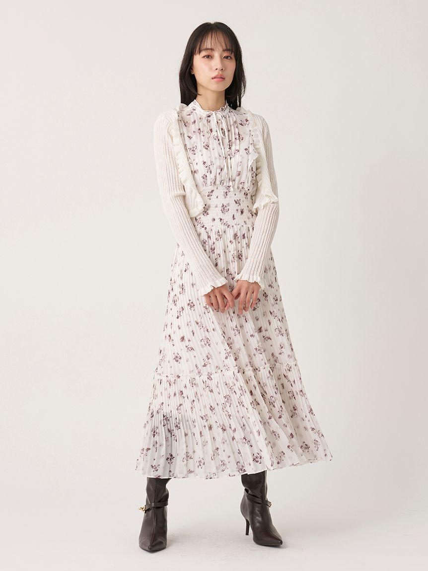 SNIDEL「【販路限定サイズあり】Sustainableフリルワンピース」|ワンピース|