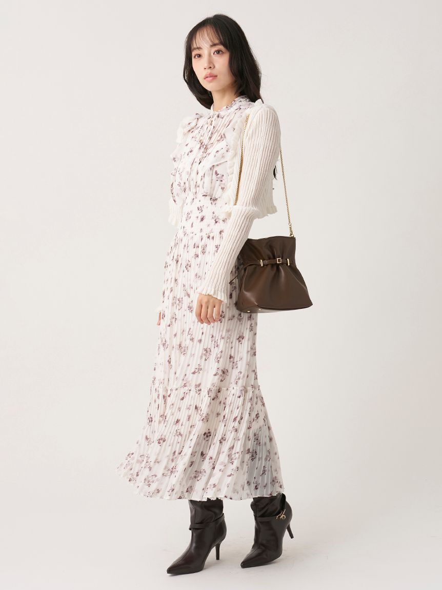 SNIDEL「【販路限定サイズあり】Sustainableフリルワンピース」|ワンピース|